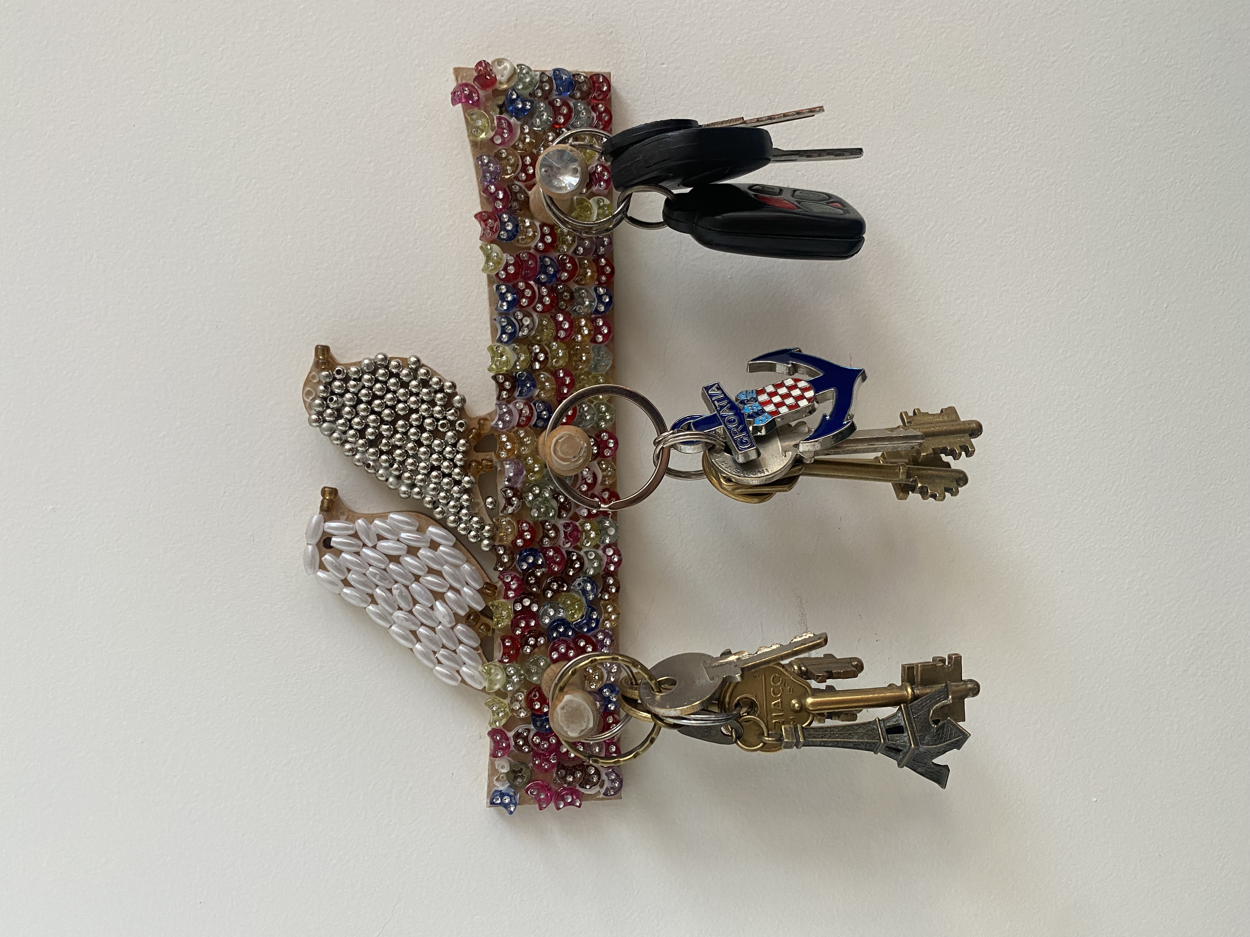 Piezas de bijouterie en mosaico