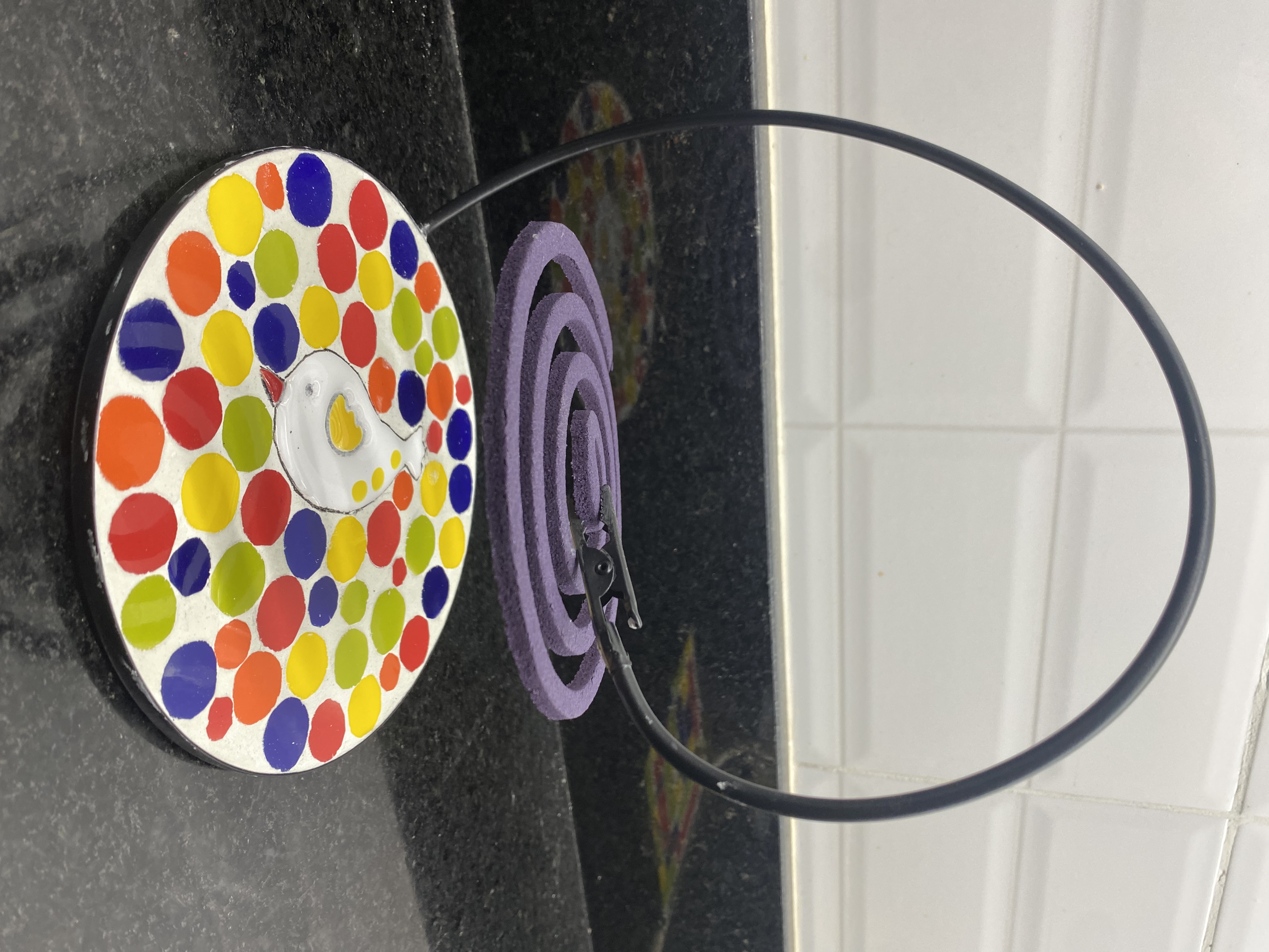 Porta espirales en mosaico
